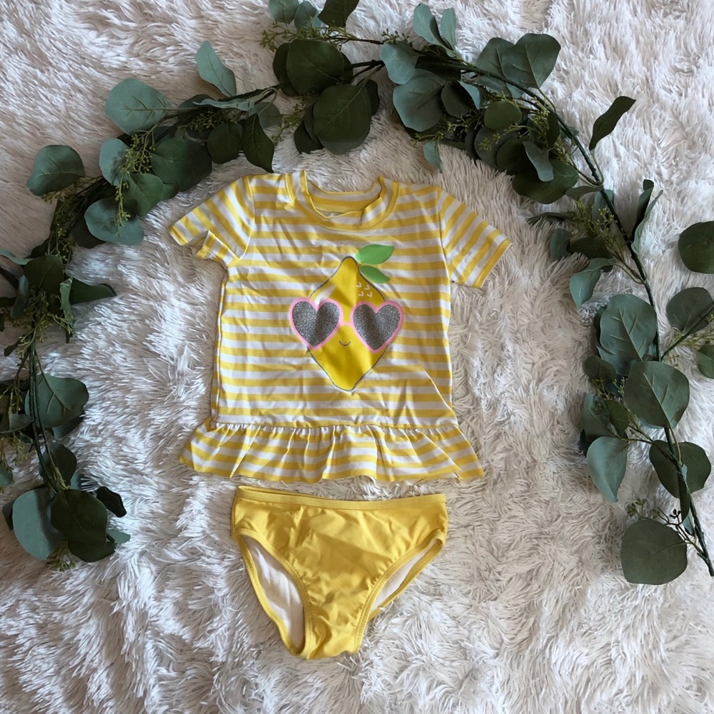 Lemon Swim Suit Set